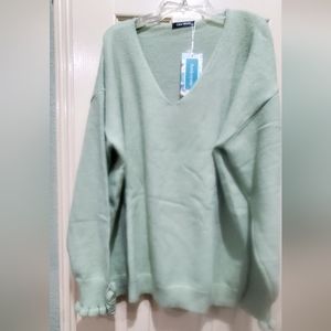Amkoyam Womens mint sweater